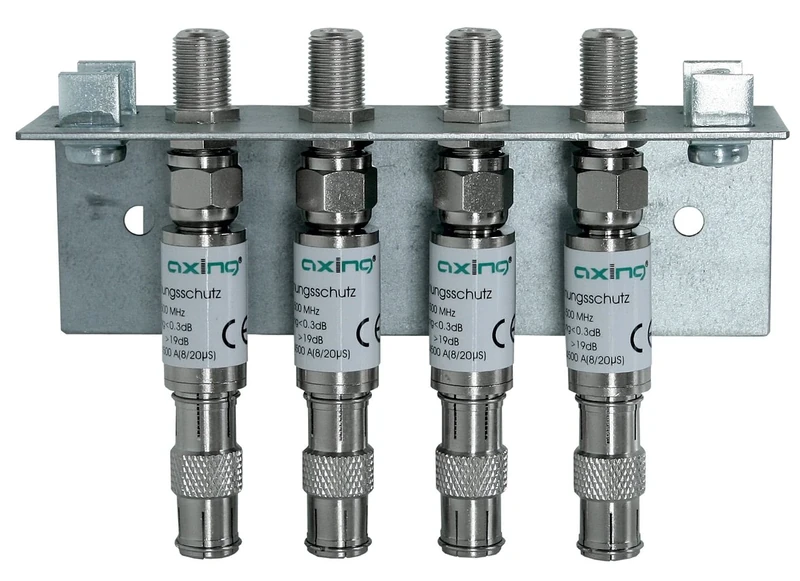Axing QEW 4-20 earthing angle grounding rail bracket (row, surge protection, 4-Piece)