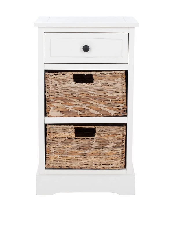 SAFAVIEH Contemporary Wooden , in Distressed and Cream, 40 X 33 X 70.1