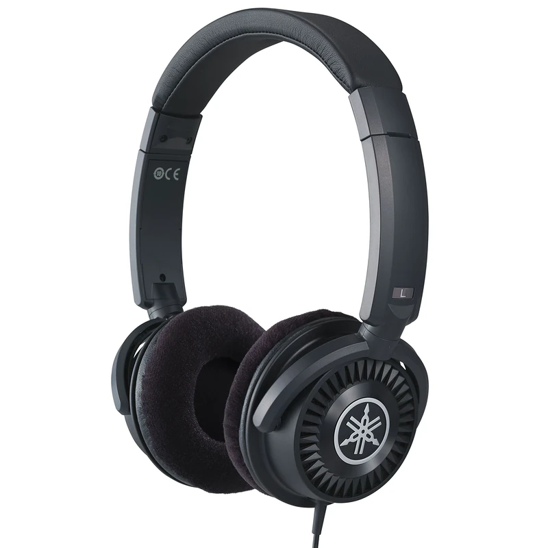 Yamaha HPH-150 Headphones, quality, clear sound and deep bass, open-backed, wired musicians headphones, in black
