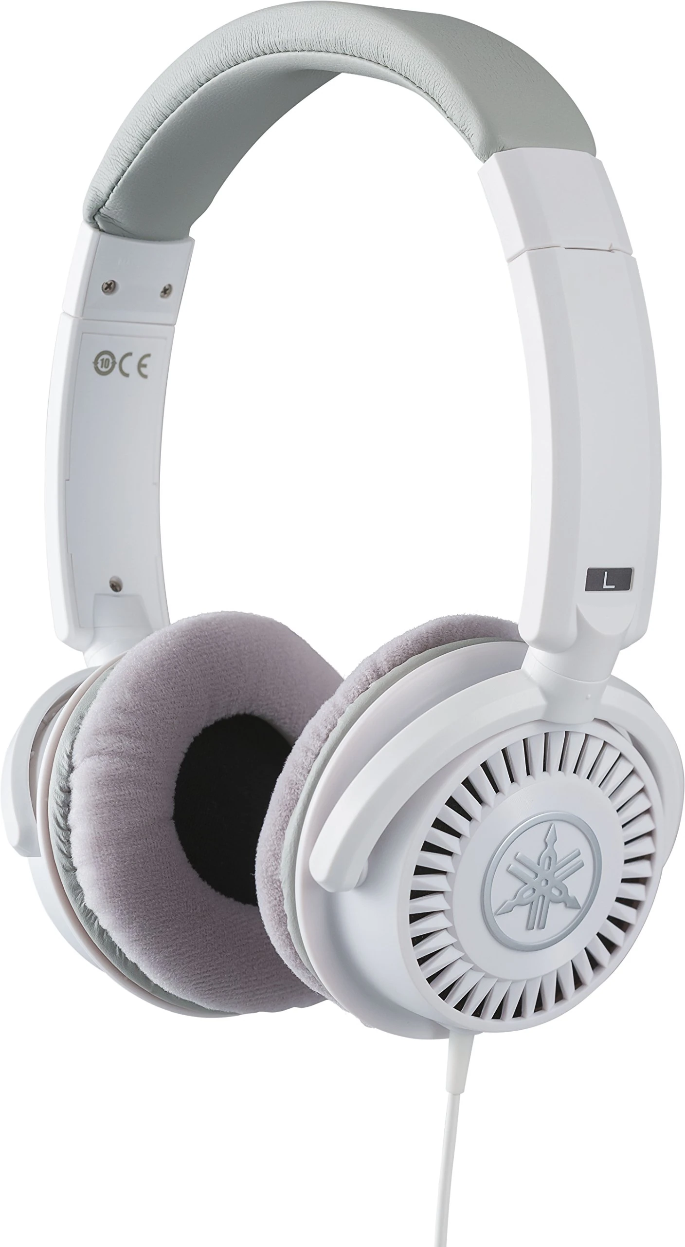 Yamaha HPH-150 Headphones, quality, clear sound and deep bass, open-backed, wired musicians headphones, in white