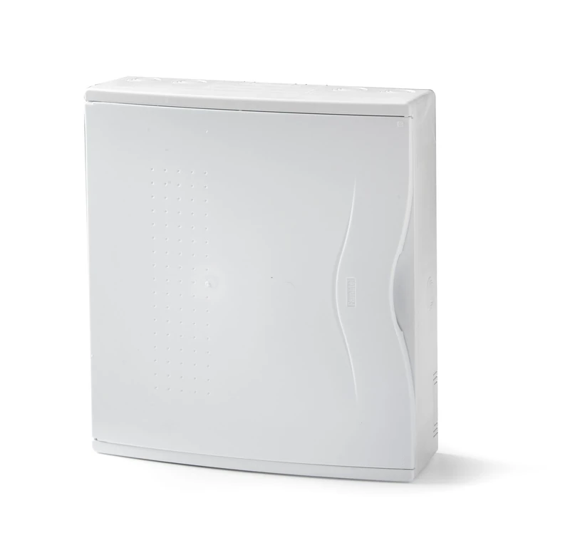 Famatel Nuova Surface Cabinet | IP40 | 24 Elements | 350 x 305 x 112 mm | Opaque Door | Grey, White - Image 1