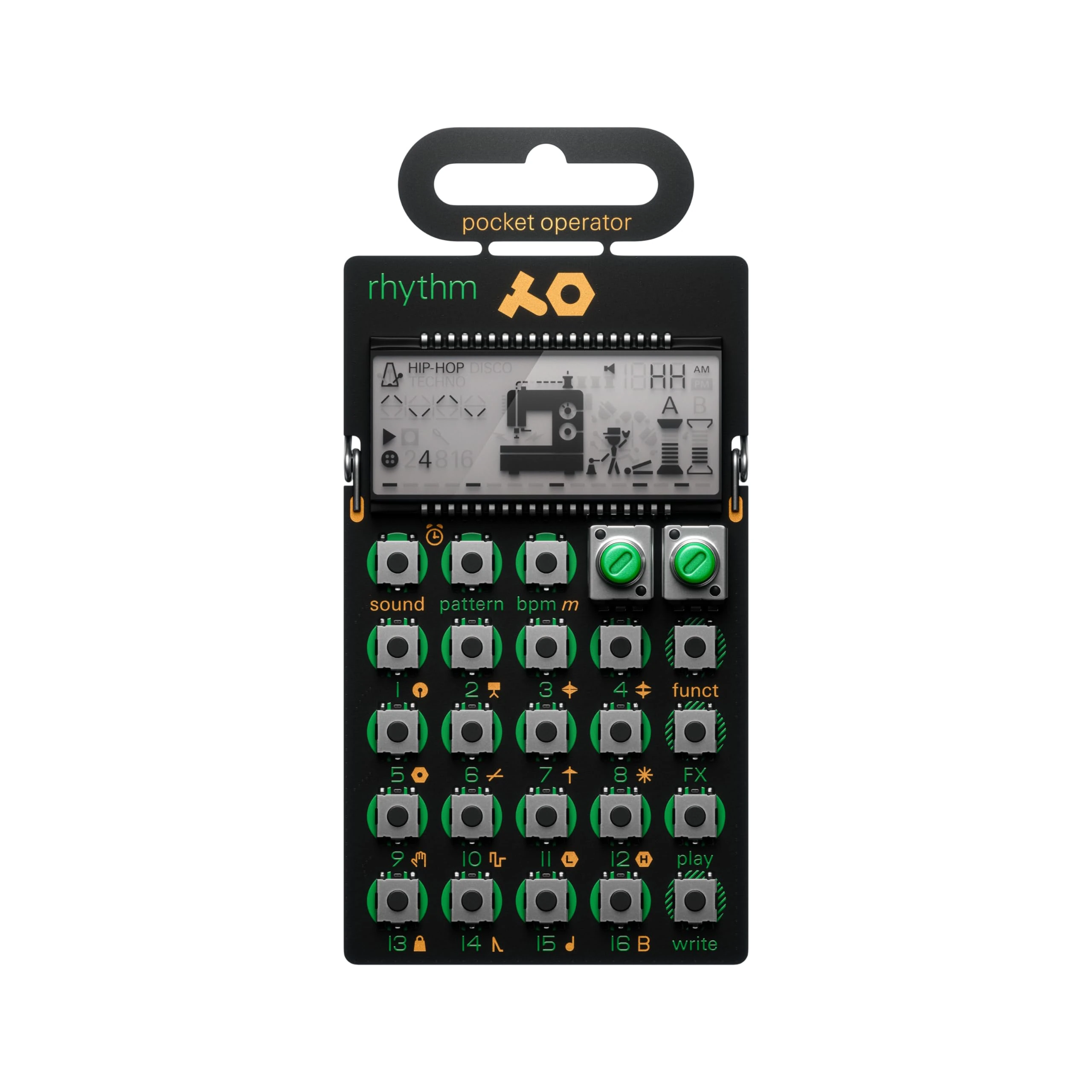 Teenage Engineering PO-12 Rhythm Pocket Operator - Drum Machine