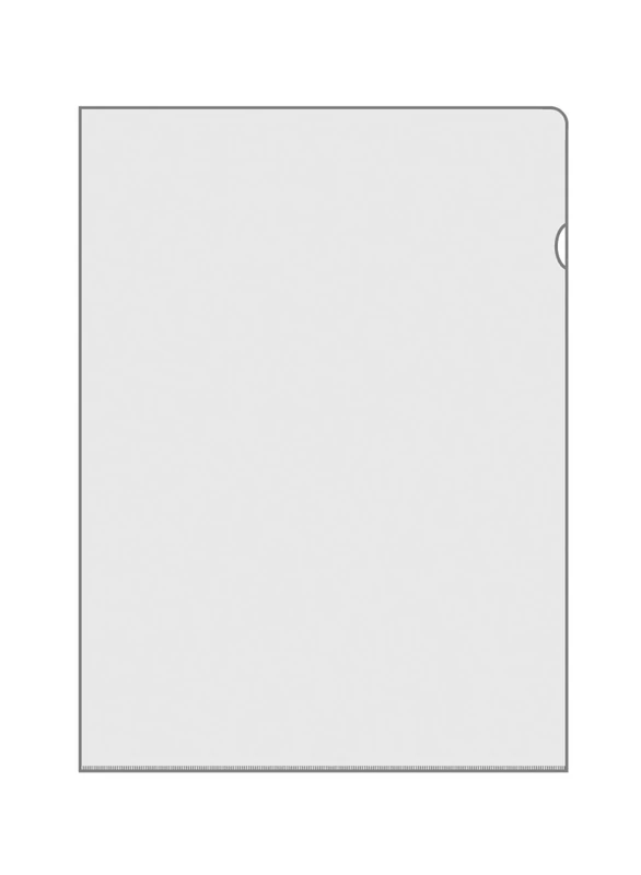 Veloflex 4545000 Document Covers Hard PVC, DIN A4, Transparent, Pack of 100