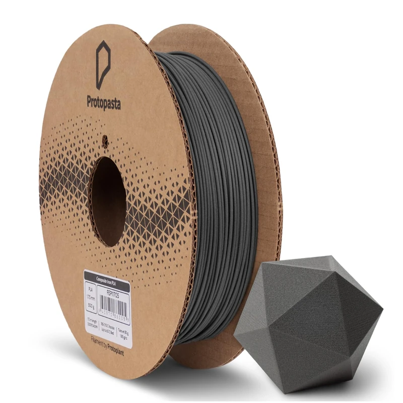 Proto-Pasta Composite Iron PLA 1.75mm 500g - Magnetic Filament - Image 1