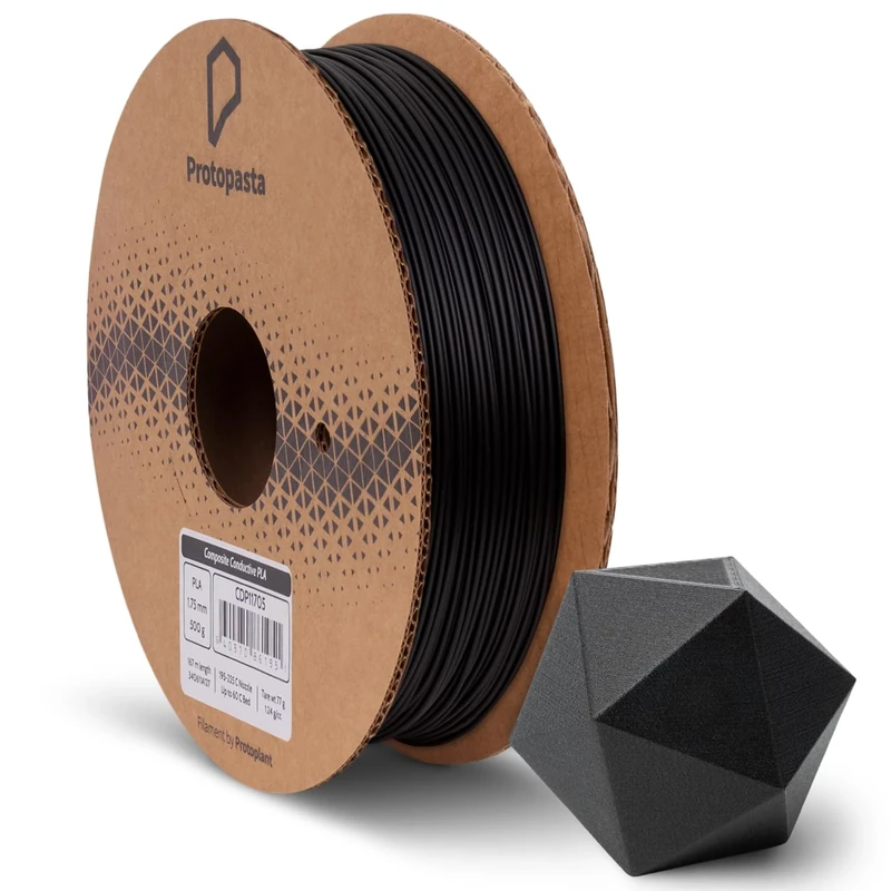 Proto-pasta CDP11705 Composite Conductive PLA, 1.75 mm 500 g, Black