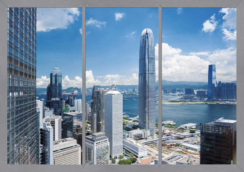 AG DESIGN Photo Wallpaper/Giant Wall Poster, Blue Black Paper, Multi-Colour, 380 x 254 cm/141.7 x 100-Inch