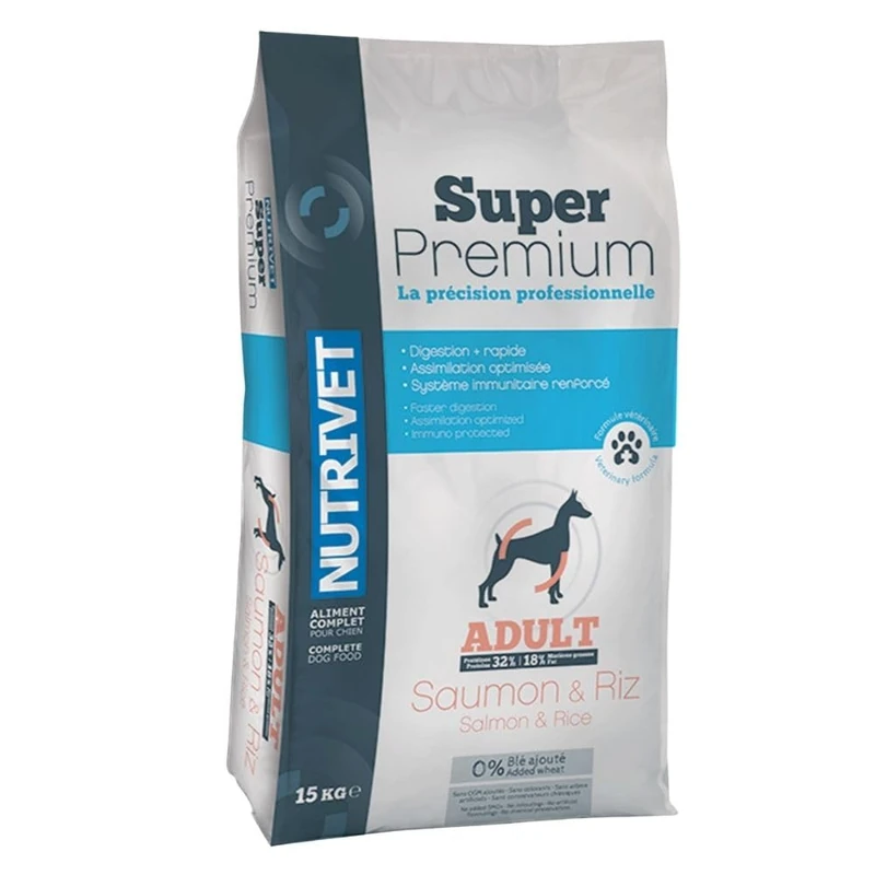 Nutrivet Super Premium Salmon for Adult Dogs 15 kg