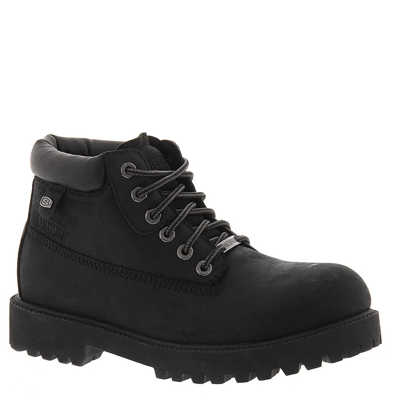 Skechers Men's Sergeants Verdict Warm Lining Chelsea Boots, Black Waterproof Leather, 5.5 UK - Image 1