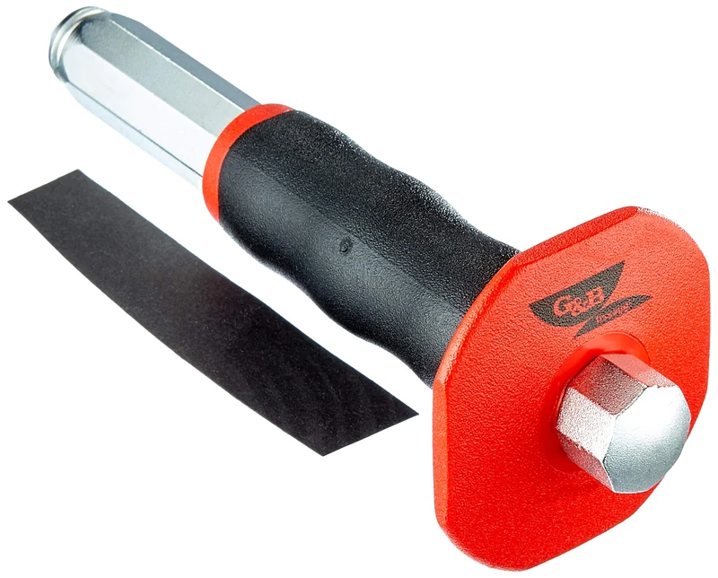 PERCUSSORE for Nail Hammer 'gebopin' Specially Indicated for the application of the 'gebopin' in Concrete Nail. Equipped with a Slot that blocks the Nail and prevents escape to the Act of Fixing. Special Grip Ergono