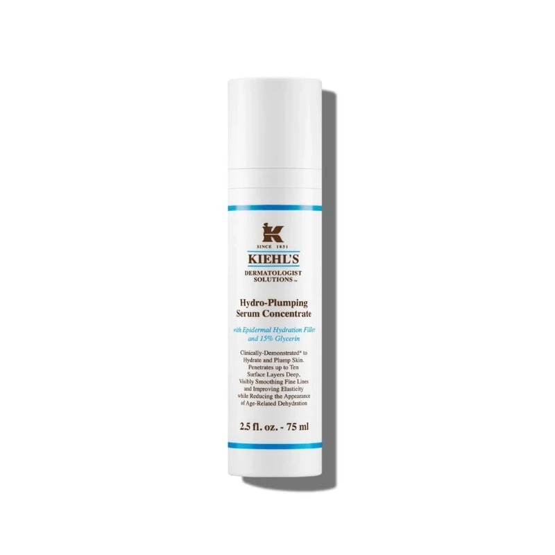 Kiehl's Hydro-Plumping Re-Texturizing Serum Concentrate with Glycerine for Intense Hydration, 75Ml