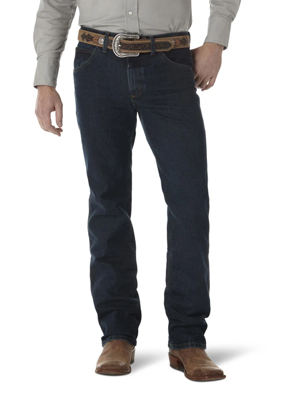 Wrangler Men's Premium Performance Cowboy Cut Slim Fit Jean - Blue - 31W x 34L
