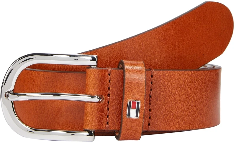 Tommy Hilfiger Women's New Danny Belt Ww0ww11590 Belt, Brown (Cognac), 80