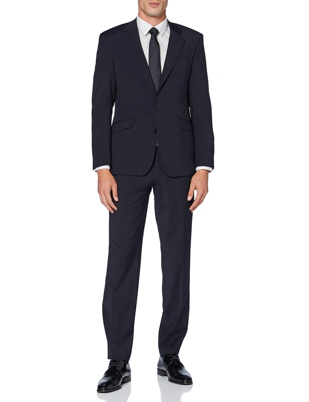 BlueBlack Belluno Suit Trousers, Blue (Marine 15), (Size: 46) - Image 1