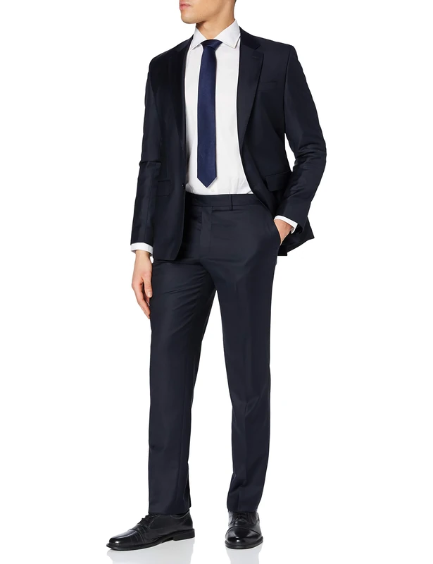 BlueBlack Men's Suit, Blue (marine 15), 40 Long