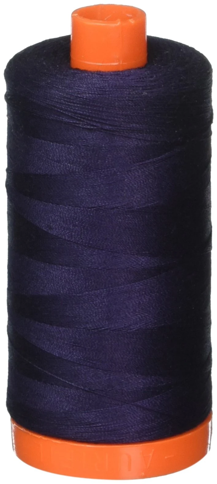 Aurifil Mako Cotton Thread Solid 50wt 1422yds Very Dark Navy