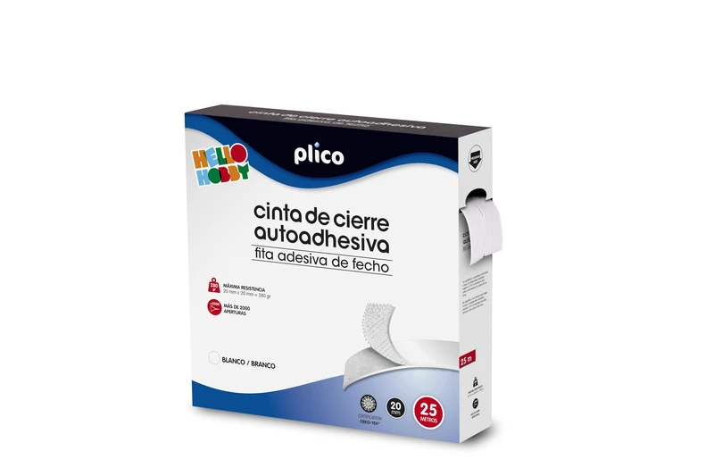 Plico 13318 Masking Tape 20 mm x 25 m White - Image 1