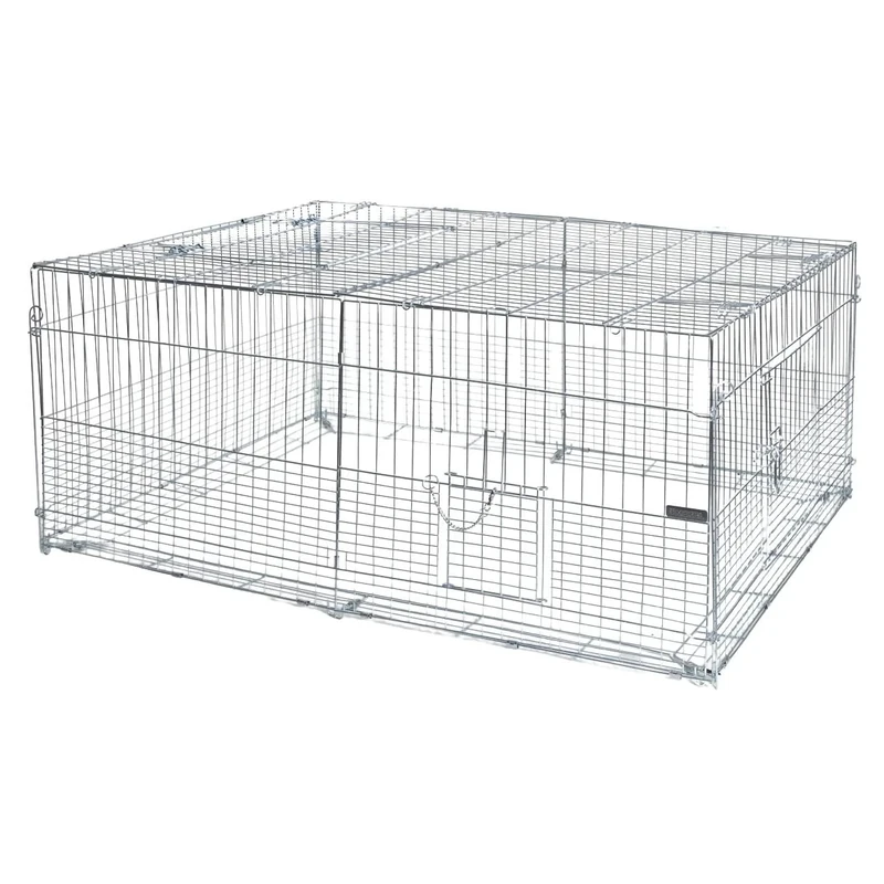 Kerbl 81701 Young Animal Outdoor Cage with Escape Locking Device 144 x 112 x 60 cm