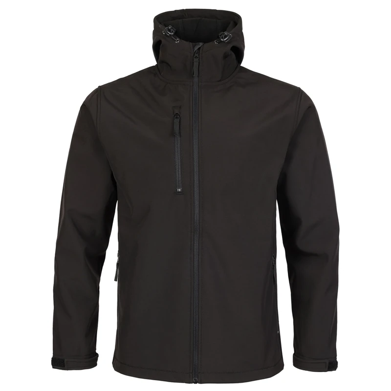 Fort - Holkham Jacket - Large - Black Jacket - Softshell Fabric - Rain Coats for Men - Waterproof Jacket - Comfortable & Durable - Winter Jackets for Men - Mens Winter Jackets - Image 1
