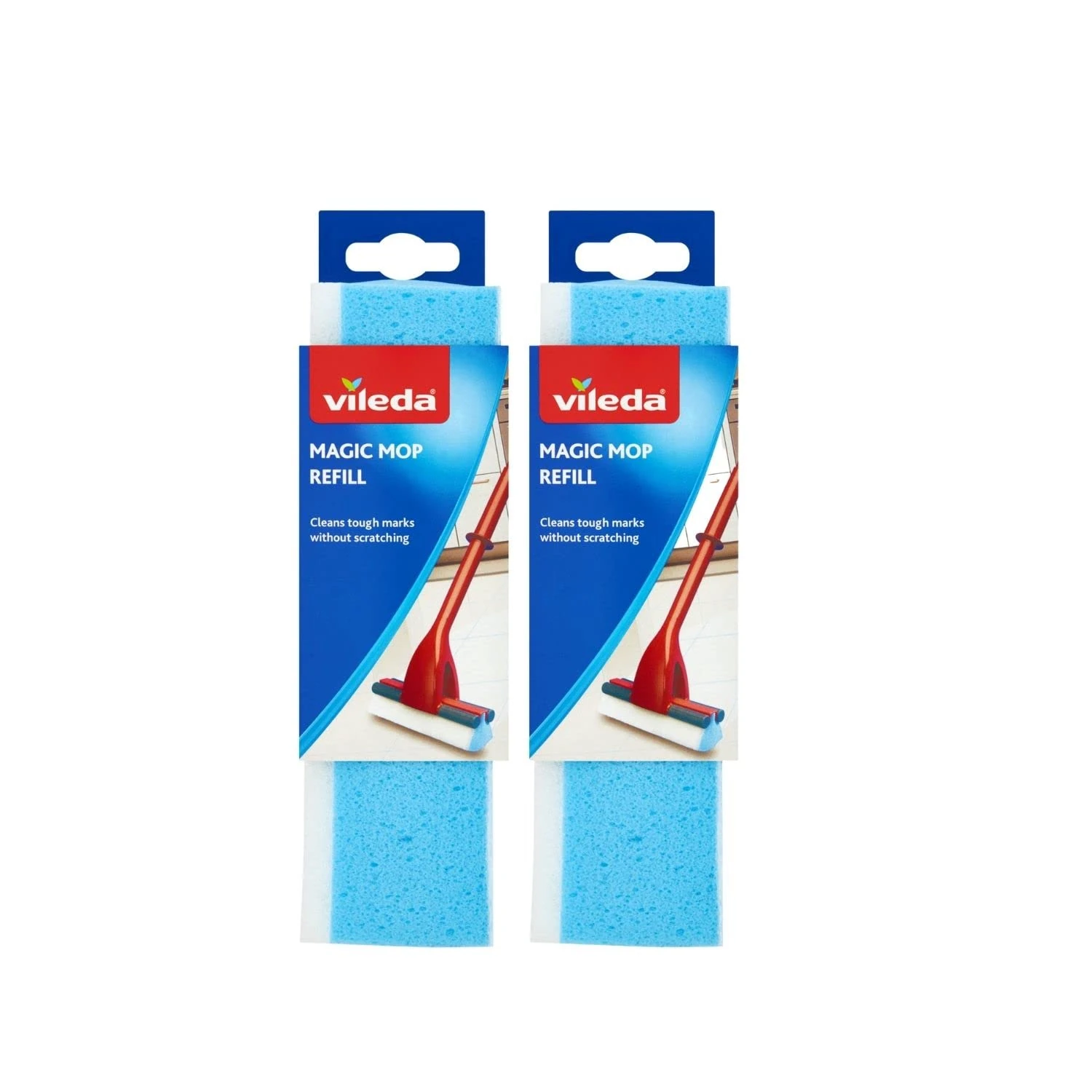 Vileda Magic Mop Refill Pack of 2 Mop Head Replacements Vileda Head