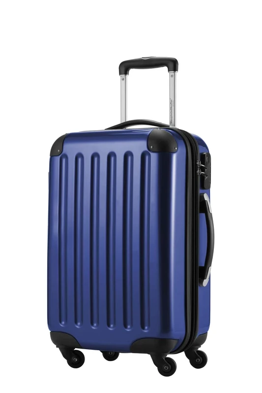 HAUPTSTADTKOFFER - Alex - Hard-Side Hand Luggage Darkblue Glossy, 55 cm, 42 Liter