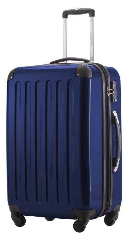 HAUPTSTADTKOFFER - Alex - Hardshell Suitcase, Medium Size Luggage, 4 Wheels, TSA, 65 cm, 74 liters, Dark Blue