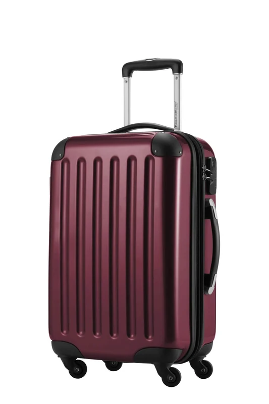 HAUPTSTADTKOFFER - Alex - Hard-Side Hand Luggage Burgundy Glossy, 55 cm, 42 Liter