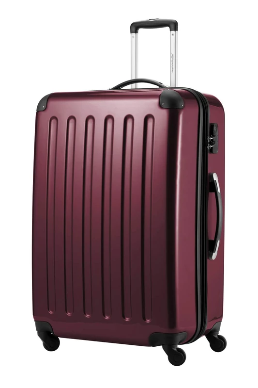 HAUPTSTADTKOFFER - Alex - Hard-Side Luggage Burgundy Glossy, 75 cm, 119 Liter