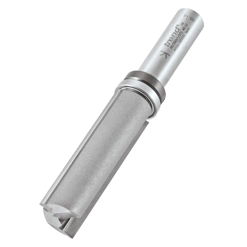 Trend Professional Bearing Guided Profiler Cutter, 1/2 Inch Shank, 19.05mm Diameter, 63mm Cut Length, Tungsten Carbide Tipped, 46/090X1/2TC