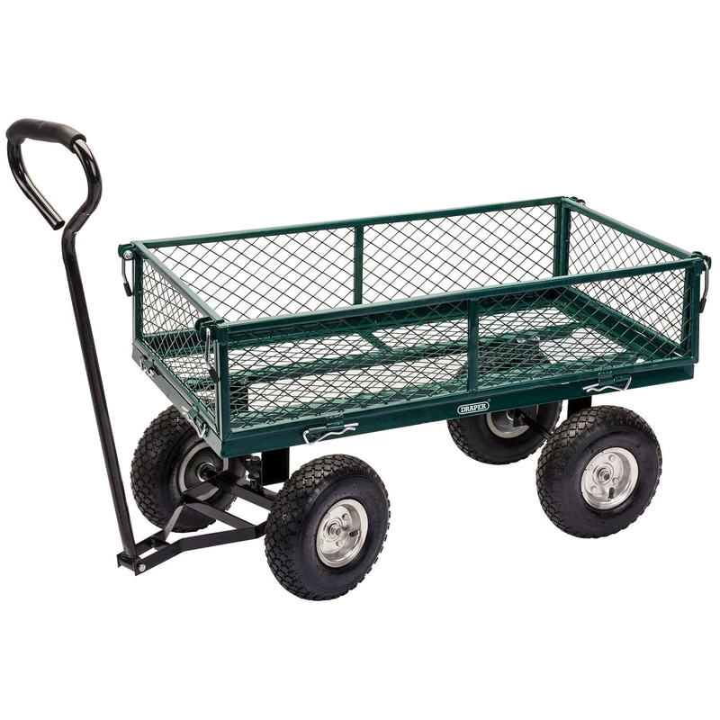 Draper 58552 Steel Mesh Garden Trolley Cart