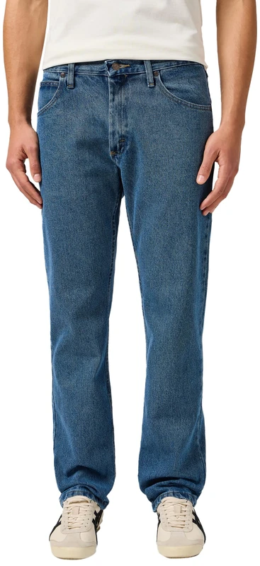 Wrangler Authentics Men's Authentics Classic Regular-fit Jean, Stonewash Dark, 40W / 30L