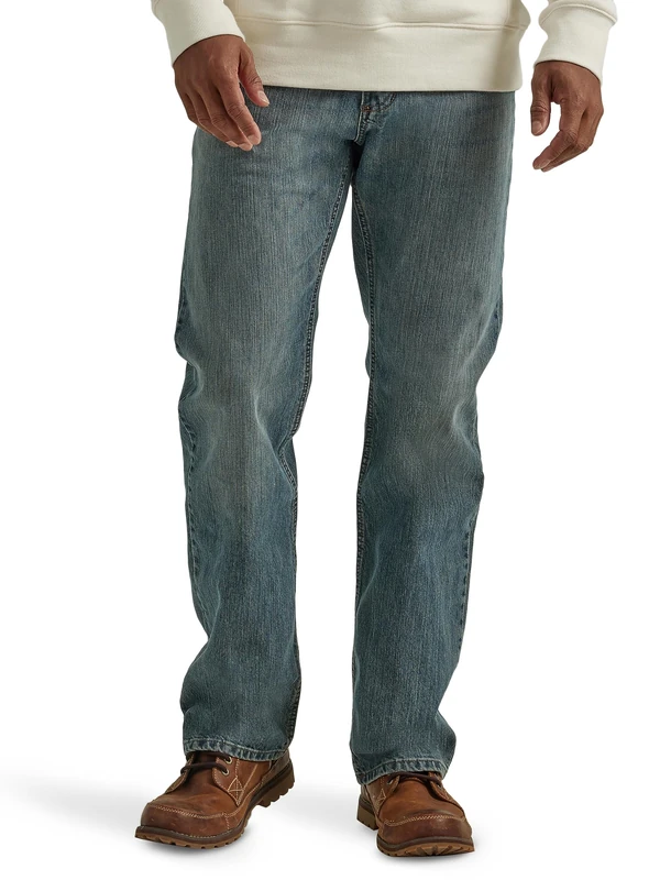 Wrangler Authentics Men's Relaxed Fit Boot Cut De Corte/Holgadon Jeans, Tinted Middle Shade., 33 W/32 L
