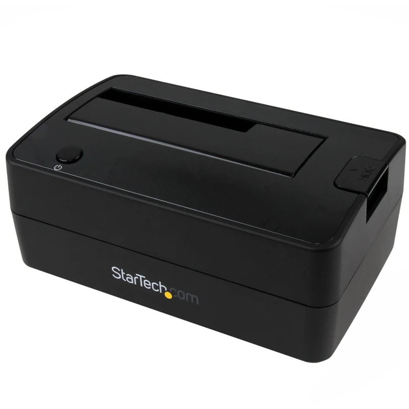 StarTech.com Single Bay USB 3.1 to SATA Hard Drive Docking Station, USB 3.1 (10 Gbps) Hard Drive Dock, External 2.5/3.5" SATA III HDD/SSD Docking Station, Top-Loading Hard Drive Bay (SDOCKU313)