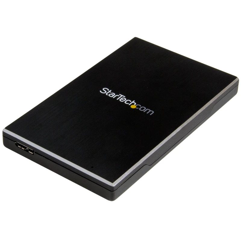 StarTech 2.5in SATA Hard Drive Enclosure, USB 3.1 Gen 2, Case (S251BMU313)