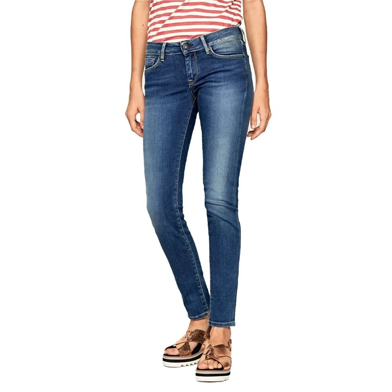 Pepe Jeans Women's Soho Jeans, Blue (Denim-z63), 33W 32L UK