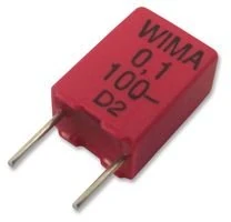 CAPACITOR 10% 100NF 100V MKP2 // CAPACITOR 10% 100NF 100V MKP2 Automotive Qualification Standard Capacitance // MKP2D031001F00KSSD (PK OF 10)
