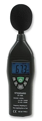 TENMA A & C Weighted Digital Sound Level Meter – 30dB to 130dB
