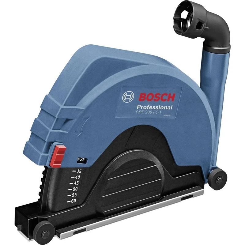 Bosch Professional GDE 230 FC-T dust Extraction Guard (230 mm Cutting disc Dia., 60 mm max. Cutting Depth, Tool-Free Assembly, 2.1 kg)