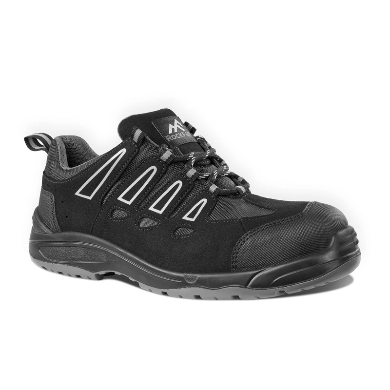 Rock Fall Men's Bridgeport Safety Trainer, Grey, 15 UK - Image 1