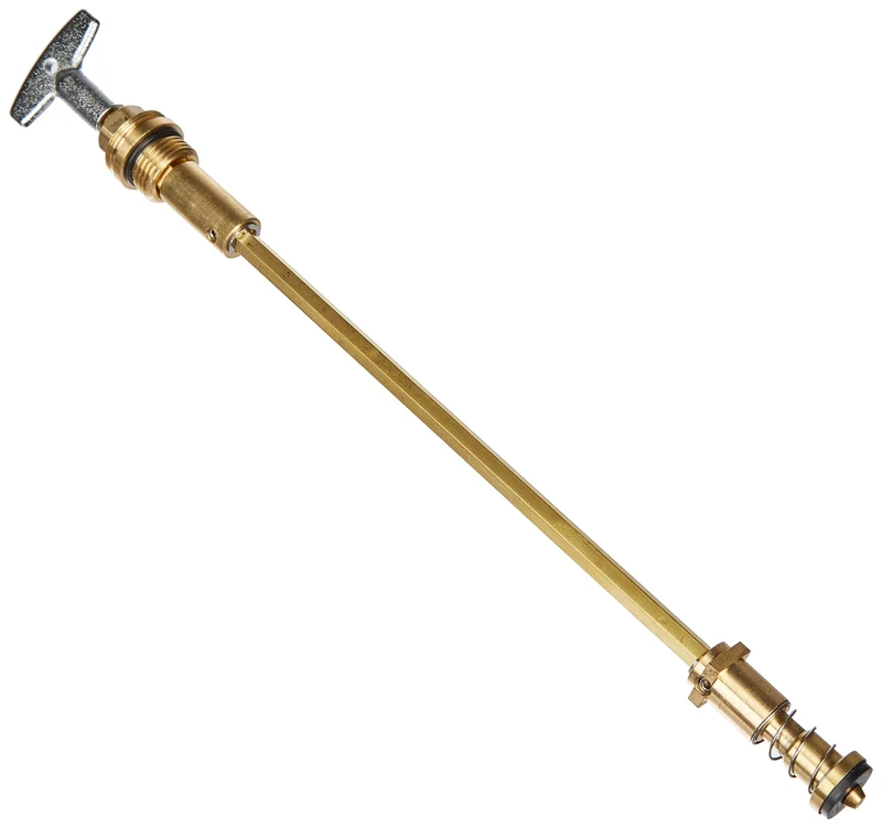 Schell Brass top spindle incl. socket wrench for frost-proof outdoor wall fittings, polar matt chrome outdoor fittings 221450099, chrome