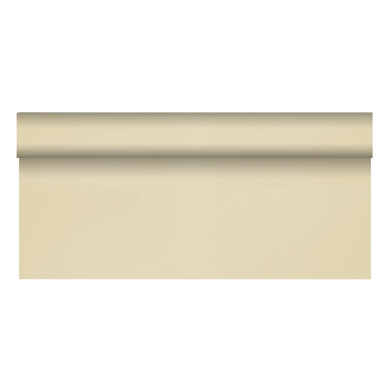 Papstar #84936 Tablecloth Fabric-Like Fleece "Soft Selection Plus" 25 m x 1.18 m Champagne on Roll