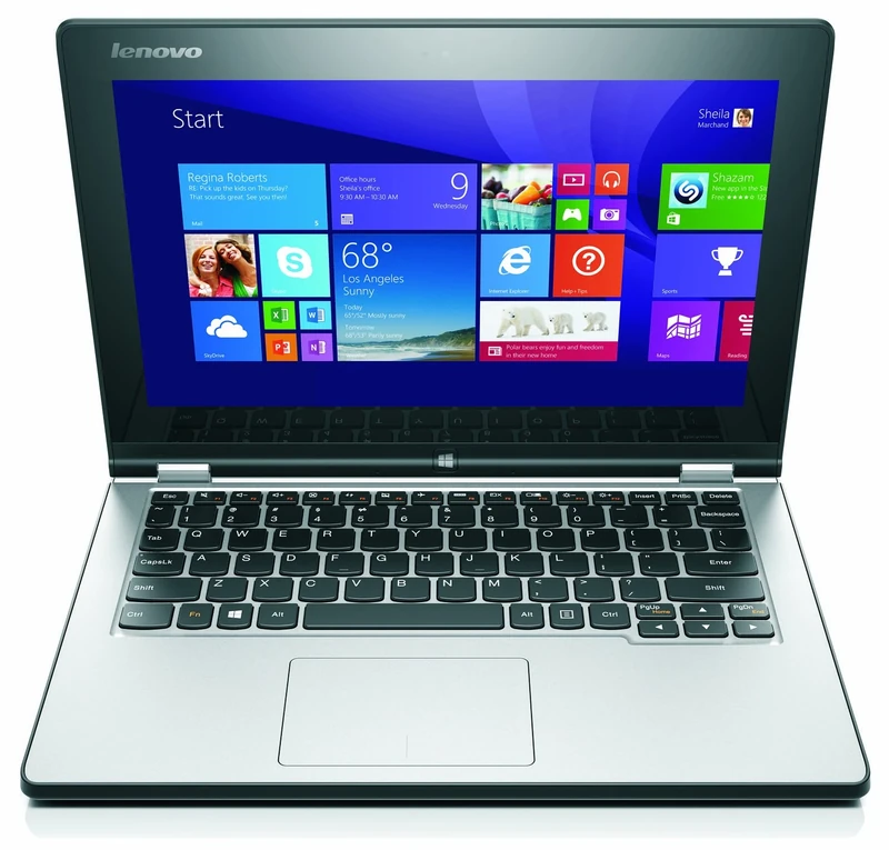 Lenovo YOGA 2 11.6-Inch Convertible Touchscreen Notebook (Silver) - (Intel Celeron N2940 1.83 GHz, 4 GB RAM, 500 GB HDD, WLAN, Integrated Graphics, Windows 8.1)