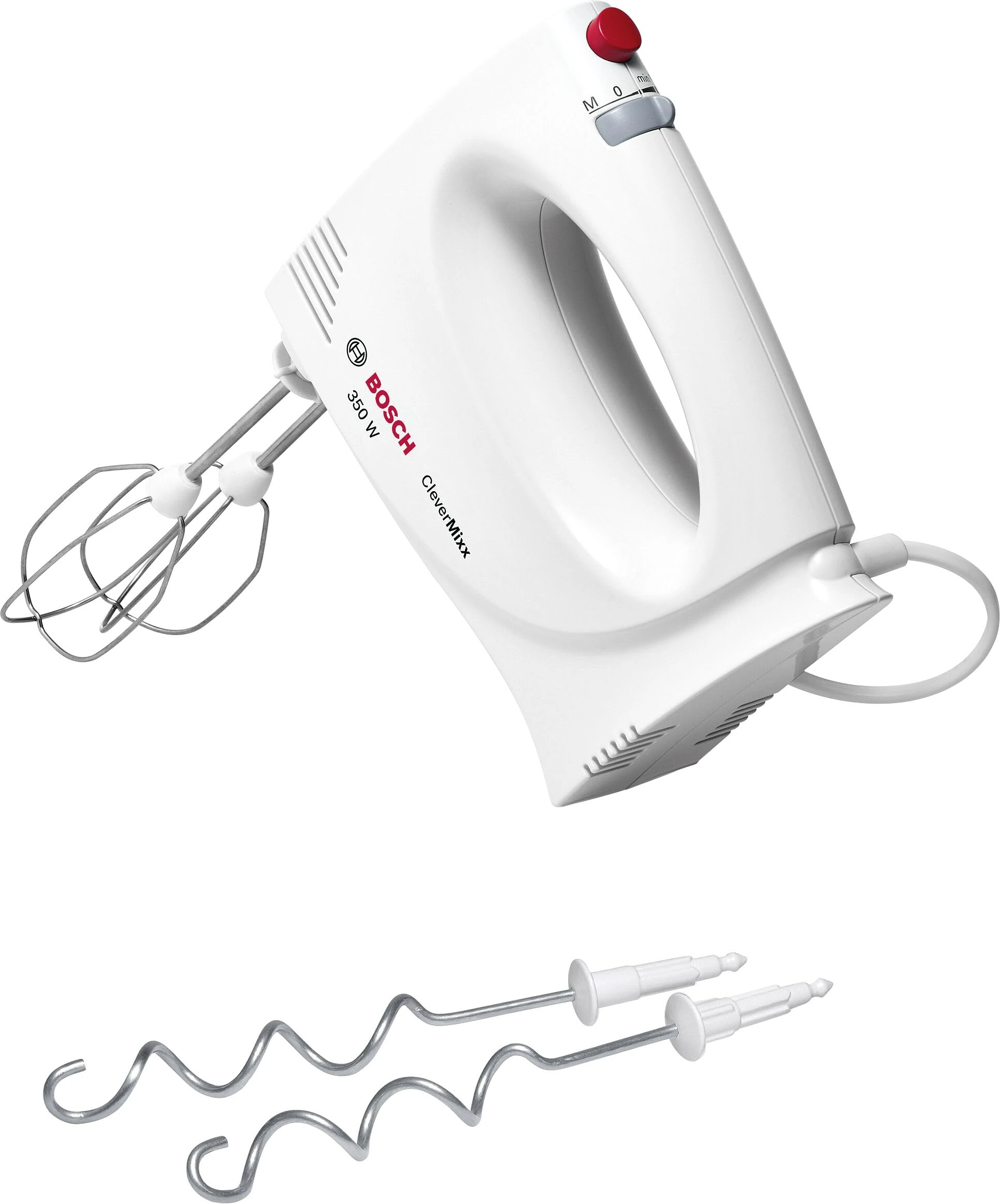 Bosch CleverMixx MFQ3030GB Hand Mixer, 350 W - White
