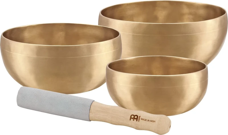 Sonic Energy Singing Bowl Set - Universal Series Set - 3 Singing Bowls (SB-U-1950) - Bronze