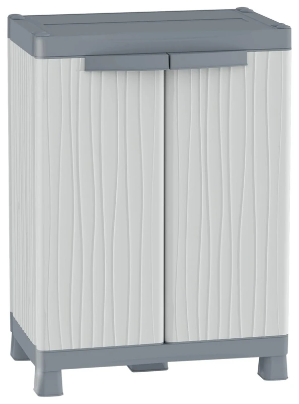 Terry, Base 700 UW, 2 Door Cabinet, 2 Internal Shelves and 2 Buckets - 43.8x70x97.6 cm