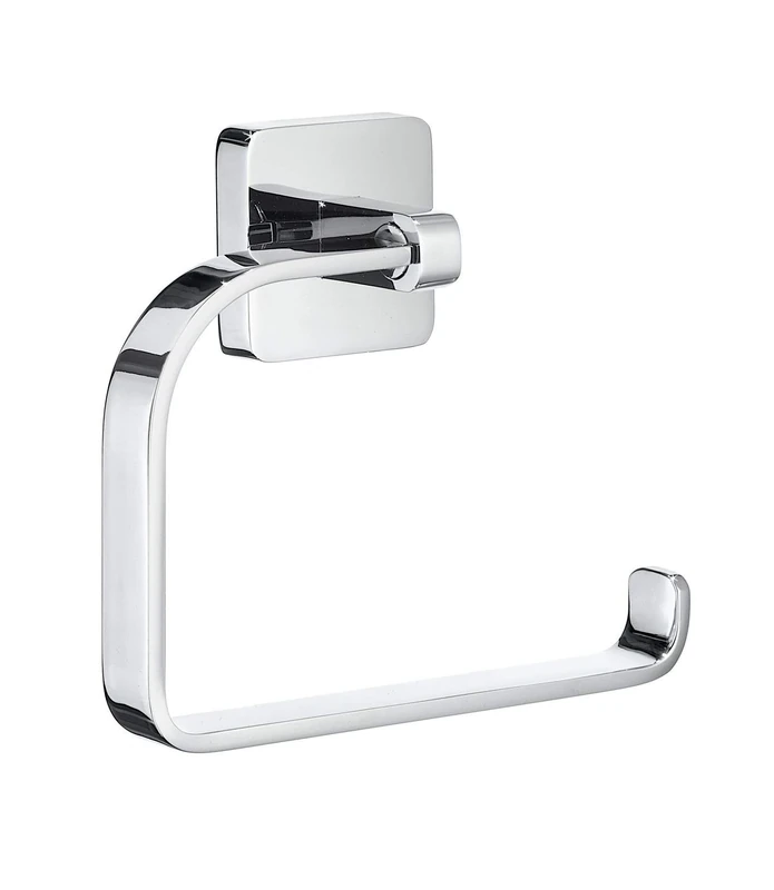 Smedbo "Ice" Toilet Roll Holder without Lid, Polished Chrome, 13 x 4 x 11.3 cm, Silver