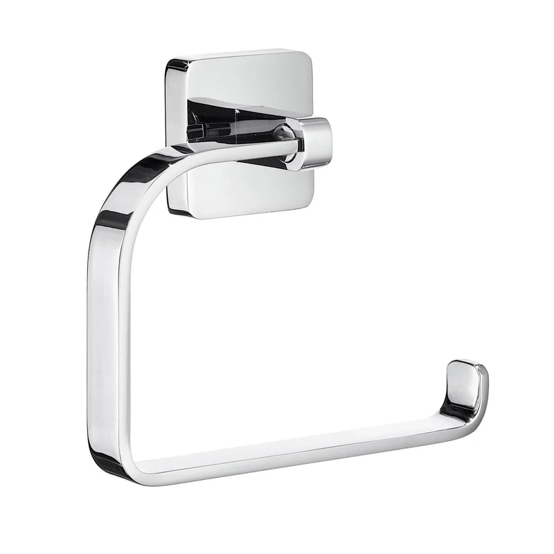 Smedbo OK3411 "Ice" Toilet Roll Holder without Lid, Polished Chrome, 13 cm , Silver