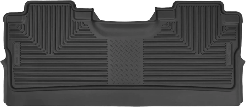 Husky Liners X-act Contour Series | 2nd Seat Floor Liner (Footwell Coverage) - Black | 53471 | Fits 2015-2022 Ford F-150 SuperCrew Cab 1 Pcs