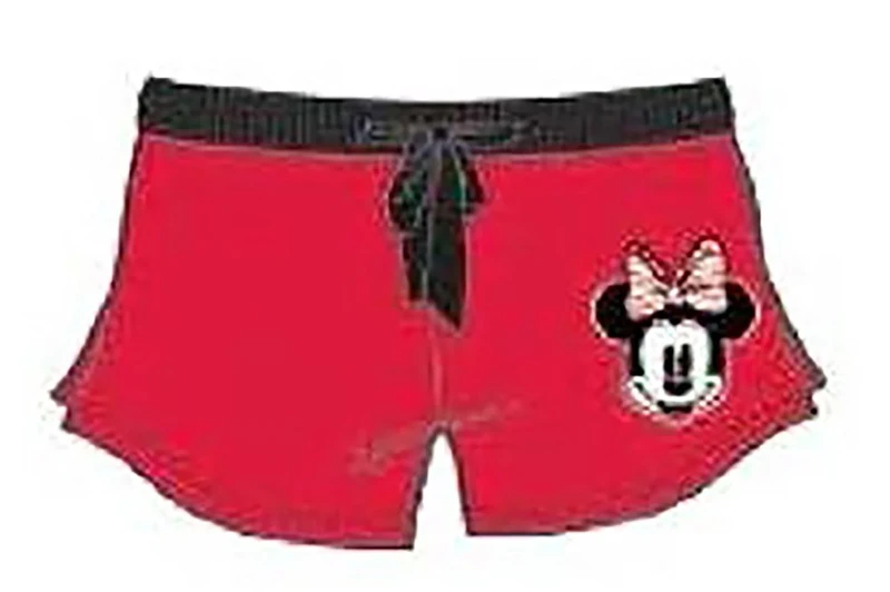 Disney Minnie Mouse Face Women's Boxer - Red - Red - XL