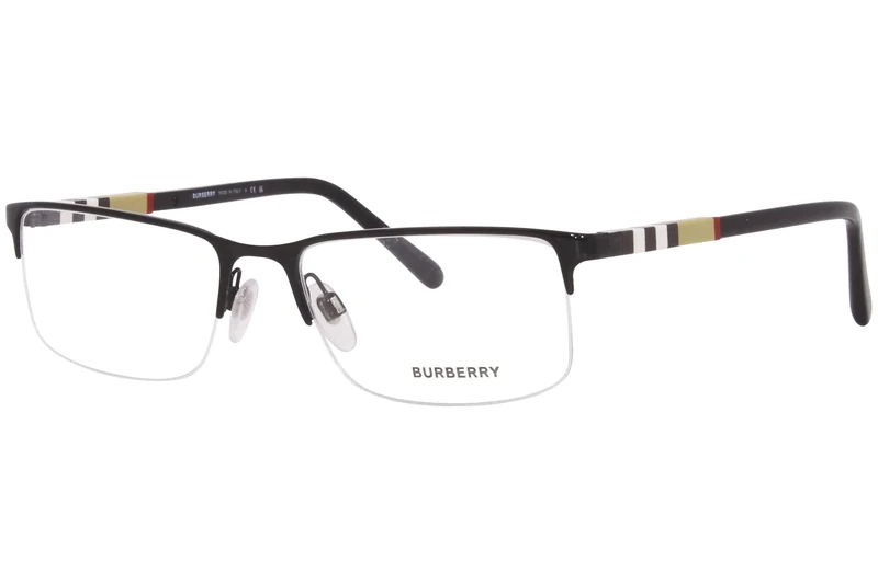 BURBERRY 1282 1001 55 Frame metal Black half rim - nylor Unisex
