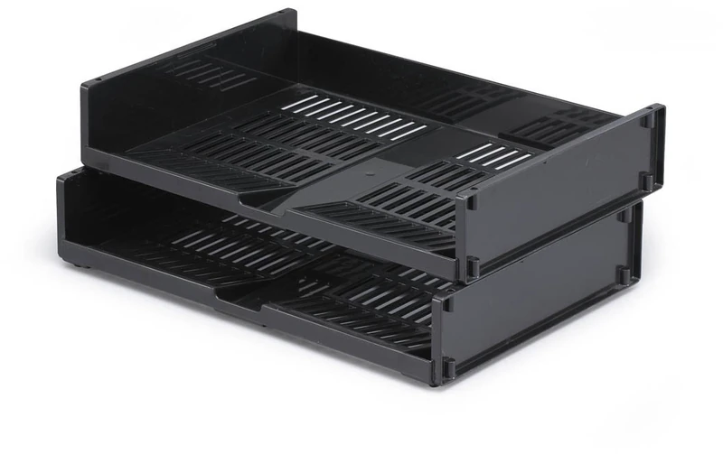 Durable 1700801058 Letter Tray Optimo A4 Blue angel, 6-Piece, Anthracite